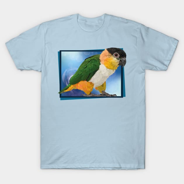 black headed caique T-Shirt by obscurite